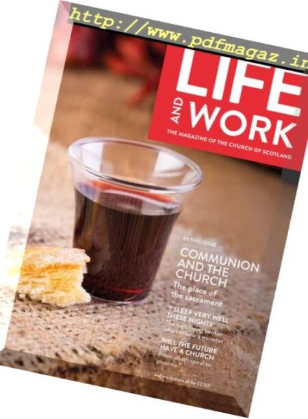 Life and Work – September 2017 Cover