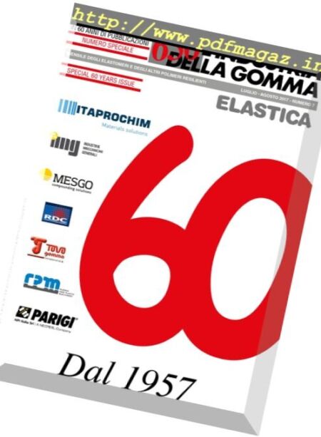 L’industria Della Gomma – Luglio-Agosto 2017 Cover