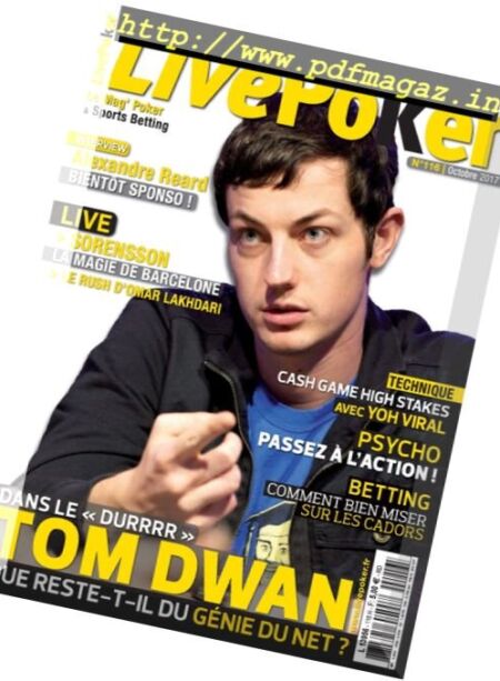 Live Poker – Octobre 2017 Cover