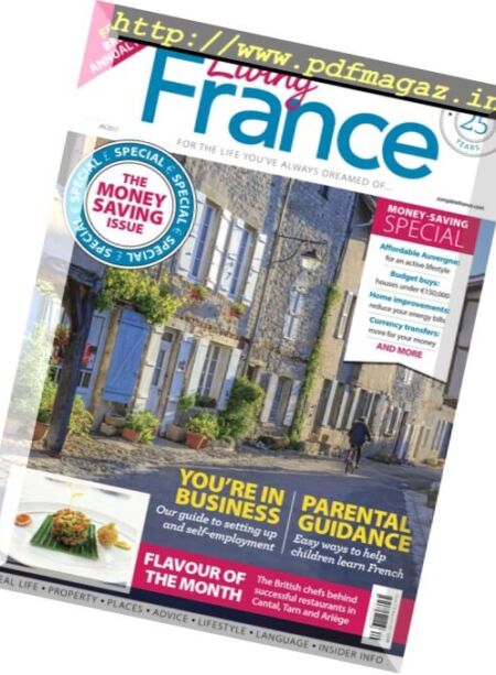 Living France – Autumn 2017 Cover
