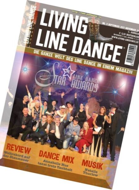 Living Line Dance – September-November 2017 Cover