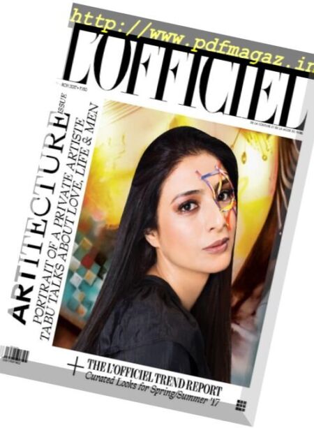 L’Officiel India – March 2017 Cover