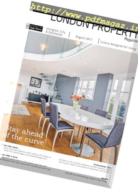 London Property – Islington City & Docklands Edition – August 2017 Cover