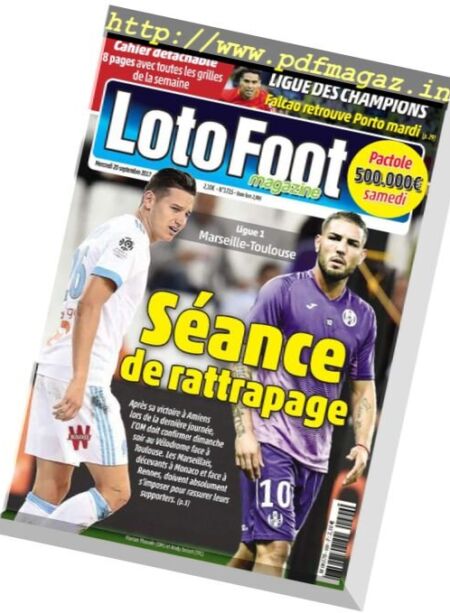 Loto Foot – 20 Septembre 2017 Cover