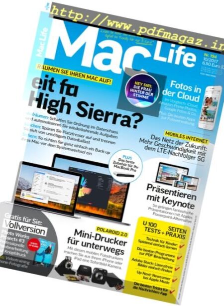 Mac Life Germany – Oktober 2017 Cover