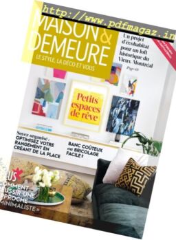 Maison & Demeure – Septembre 2017