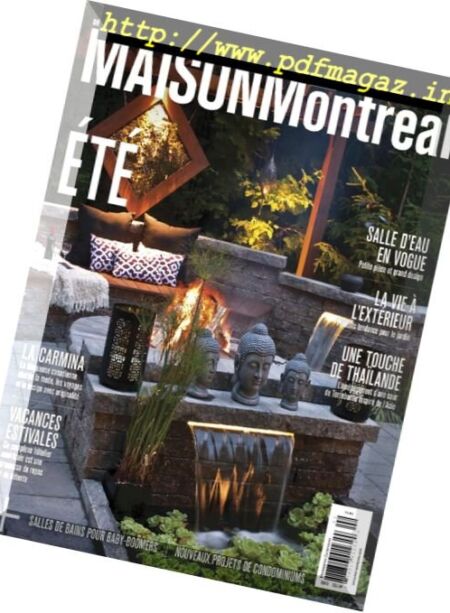 Maison Montreal – Ete 2017 Cover