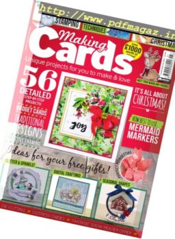 Making Cards – Christmas 2017