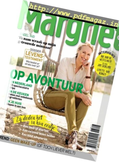 Margriet – 4-14 September 2017 Cover