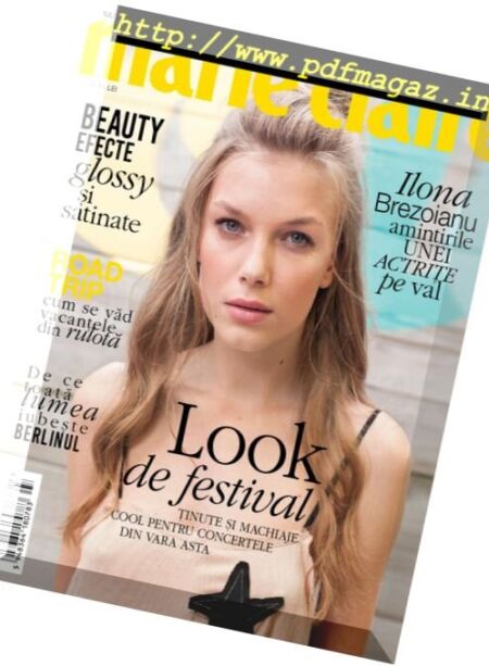 Marie Claire Romania – Iulie-August 2017 Cover