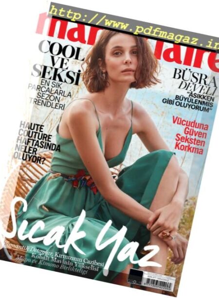 Marie Claire Turkey – Agustos 2017 Cover