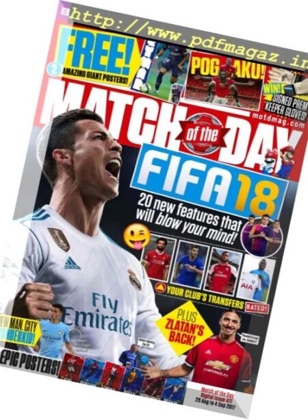 Match of the Day – 29 August – 4 September 2017 Cover