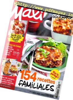 Maxi – Hors Serie Cuisine – Septembre-Octobre 2017