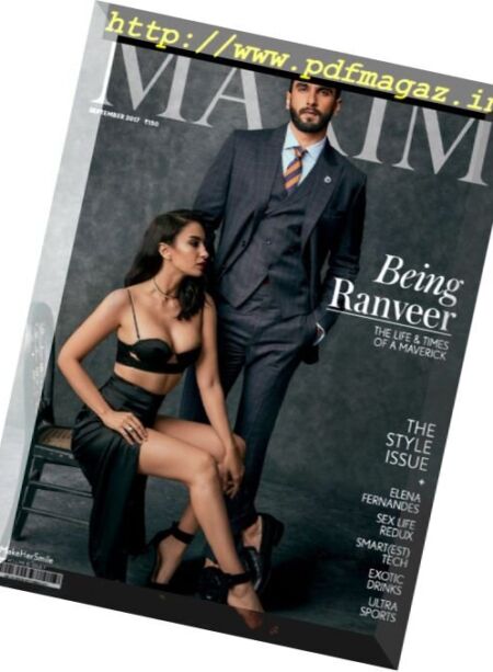 Maxim India – September 2017 Cover
