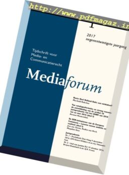 Media Forum – Nr.1 2017