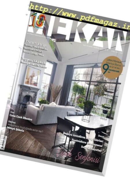 Mekan Magazine – Mayis-Haziran 2017 Cover