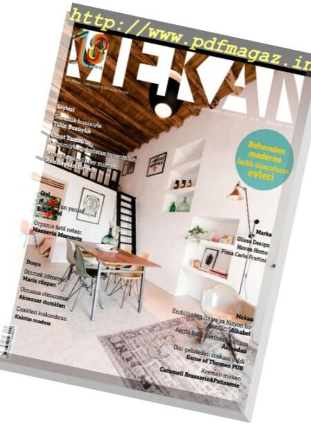 Mekan Magazine – Temmuz-Agustos 2017 Cover
