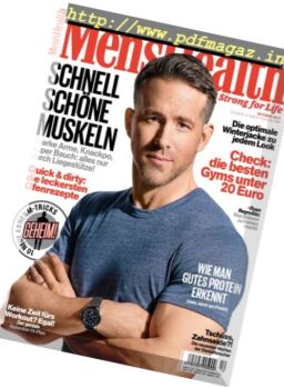 Men’s Health Germany – Oktober 2017
