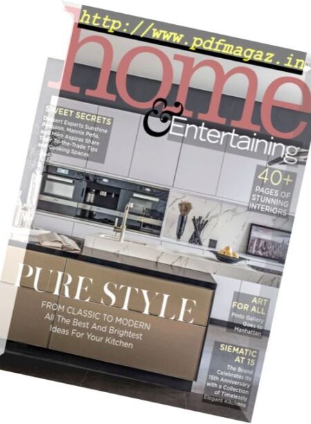 Metro Home and Entertaining – Volume 14 Issue 3 2017 Cover
