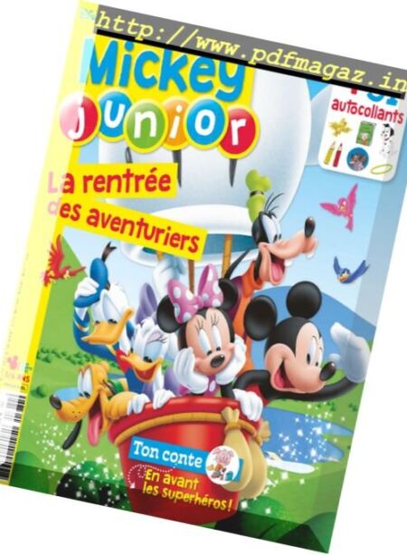 Mickey Junior – Septembre 2017 Cover