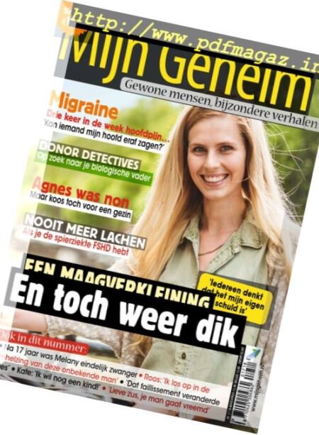 Mijn Geheim – Nr.18 2017 Cover