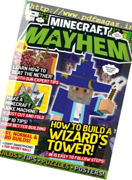 Minecraft Mayhem – Issue 19 2017 Cover