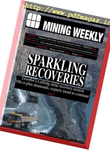 Mining Weekly – 15 September 2017 Cover