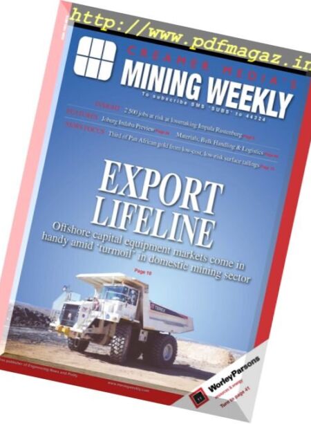 Mining Weekly – 29 September 2017 Cover
