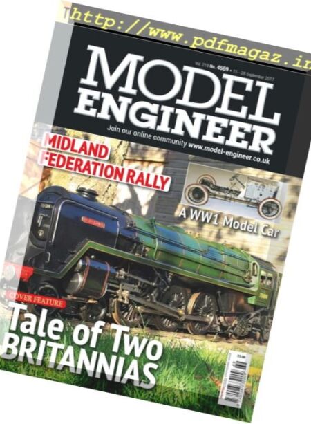 Model Engineer – 15-28 September 2017 Cover