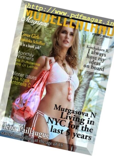 Modellenland Magazine – October 2017, (Part I) Cover