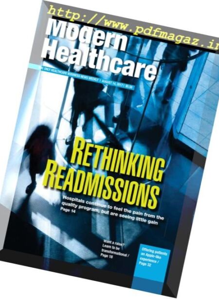 Modern Healthcare – 14 August 2017 Cover