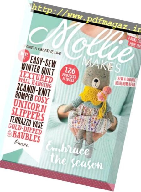 Mollie Makes – Issue 84, 2017 Cover