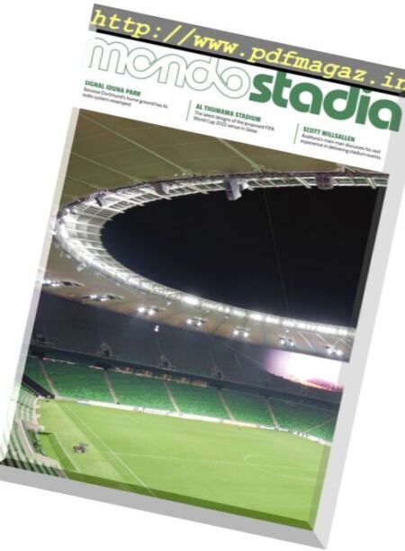 mondo-stadia – Issue 1 2017 Cover