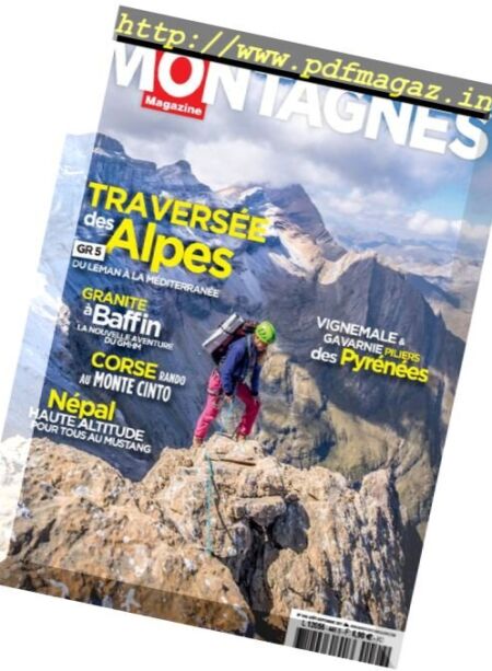 Montagnes Magazine – Aout-Septembre 2017 Cover