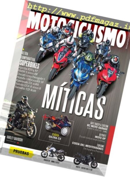 Motociclismo Panamericano – Septiembre 2017 Cover