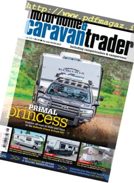 Motorhome & Caravan Trader – Issue 215, 2017 Cover