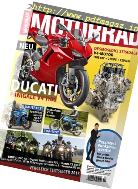 Motorrad – 15 September 2017 Cover