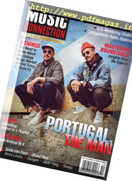 Music Connection – October 2017 Cover