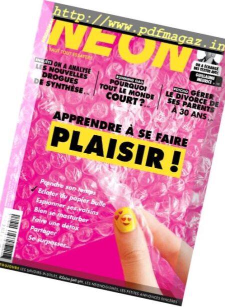 Neon France – Septembre 2017 Cover