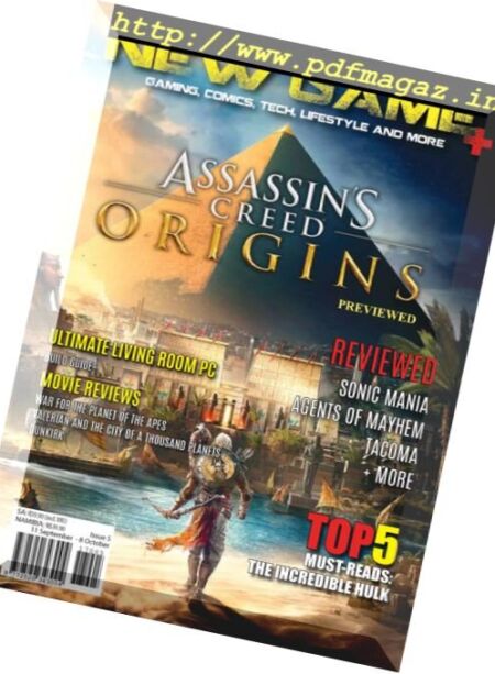 New Game+ – September 2017 Cover