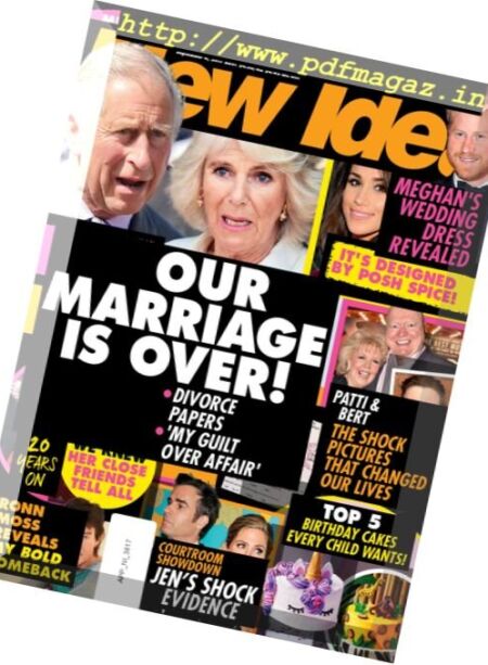 New Idea – 4 September 2017 Cover