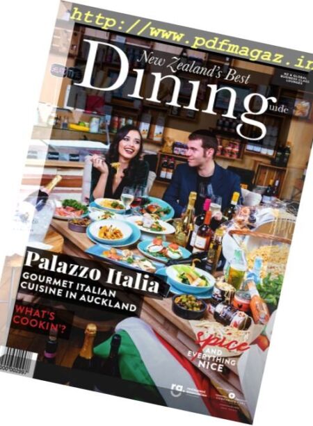 New Zealand’s Best Dining Guide – Issue 20 2017 Cover