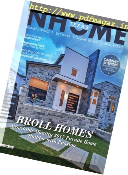 NHOME Texas – May-June 2017 Cover