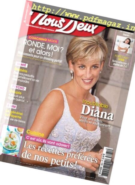 Nous Deux – 29 Aout au 4 Septembre 2017 Cover