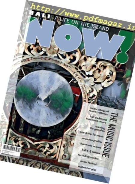 Now! Bali – September 2017 Cover