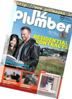 NZ Plumber – August-September 2017