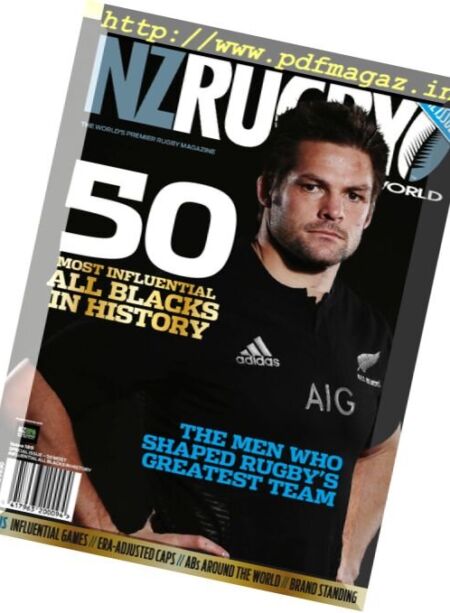 NZ Rugby World – Special Issue – 50 Most Infuential All Blacks In History (2017) Cover