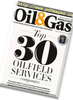 Oil & Gas Middle East – September 2017