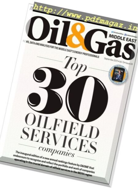 Oil & Gas Middle East – September 2017 Cover