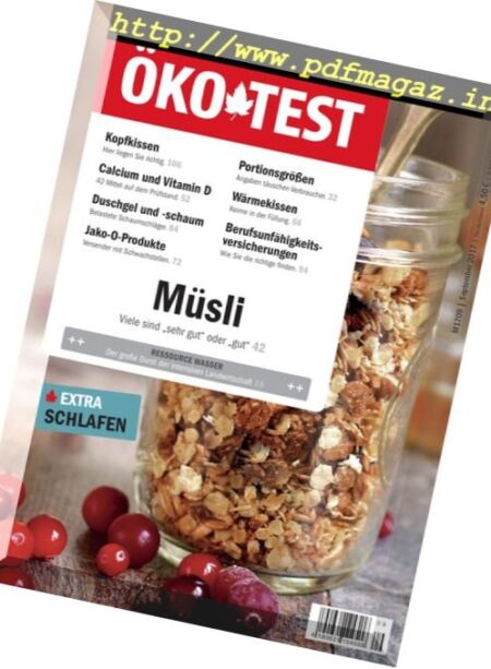 Oko-Test – September 2017 Cover